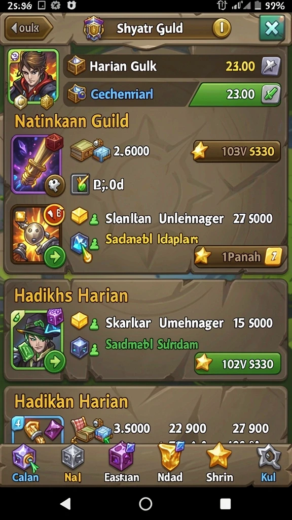 qqstar - Screenshot menunjukkan tampilan awal permainan QQSTAR yang menarik.
