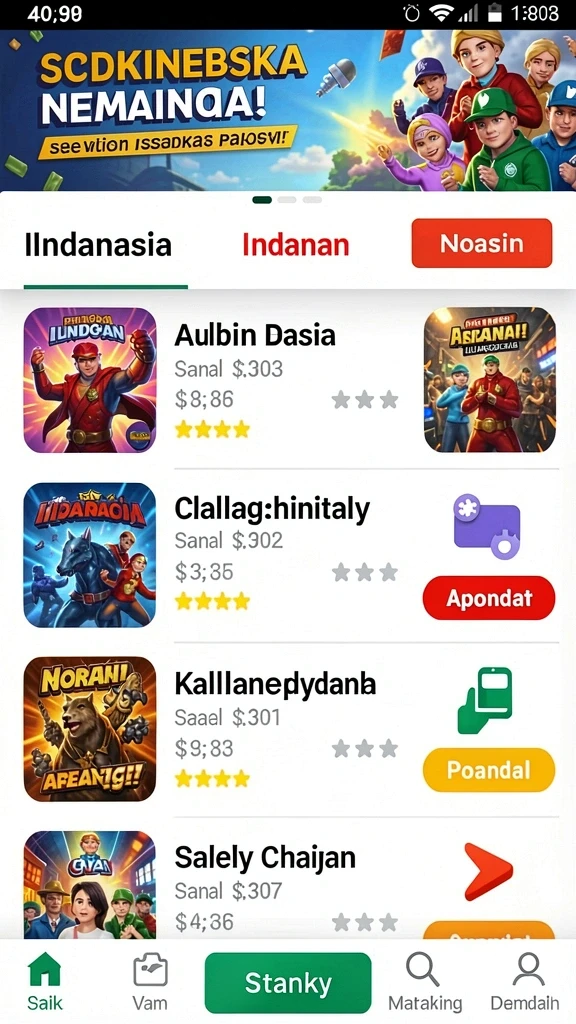 rp6789 - Tangkapan layar dari menu kustomisasi karakter yang menarik.